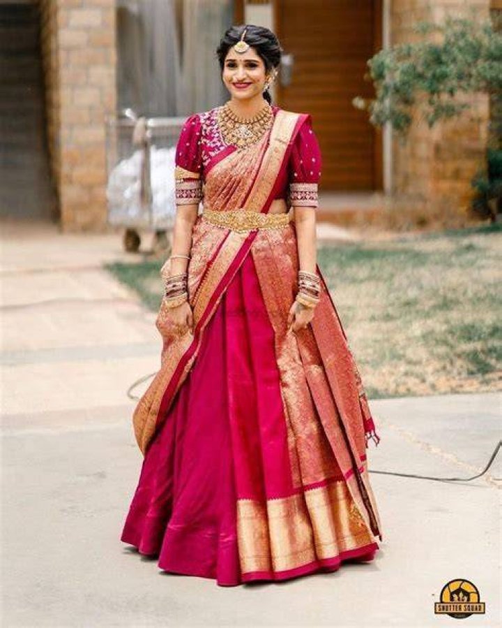 40 Half Saree Designs That Are in Trend This Year Candy Crow