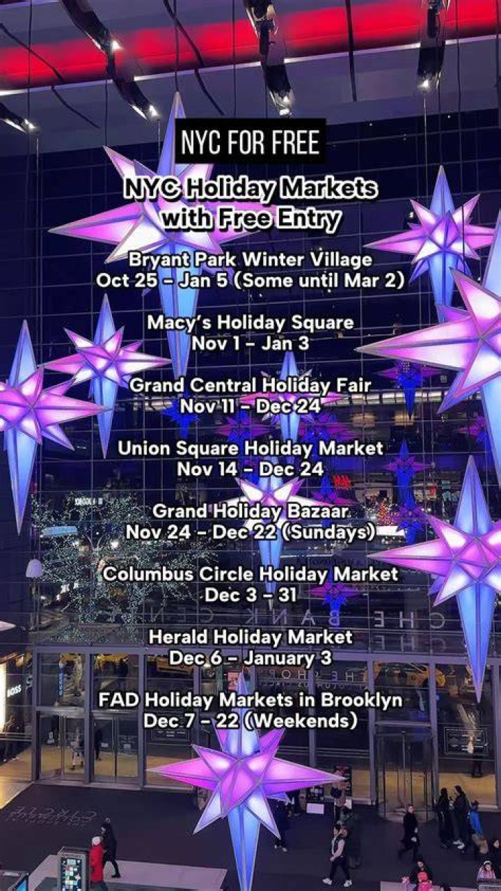 5 NYC Holiday PopUps You Shouldn't Miss New York For Beginners