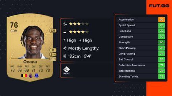 Amadou Onana Fifa