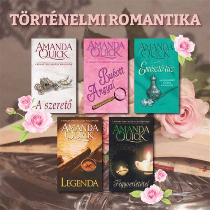 Amanda Quick T&ouml;rt&eacute;nelmi romantika Romantikus K&ouml;nyv Olcs&oacute;