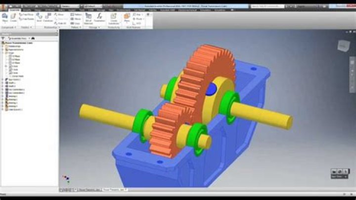Autodesk Inventor Mechanical Power Transmission Speed Reducer YouTube
