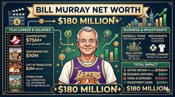 Bill Murray net worth salary, house, car