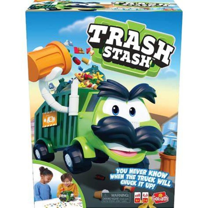 Buy Goliath Trash Stash Game Fill Trashcan, Watch It Dump into Truck