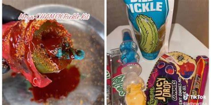 Chamoy Pickle Kit Tiktok Viral Pickle Kit Pickle Chamoy Kit Etsy