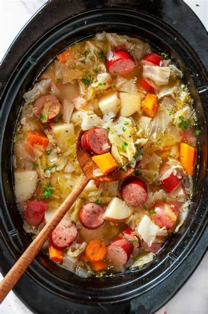 Crock Pot Kielbasa Soup Recipe Crockpot soup recipes, Soup recipes