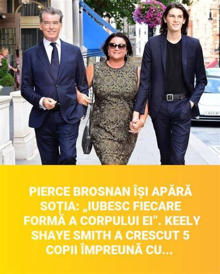 Cum arată soția lui Pierce Brosnan, unul din cei mai celebri actori de