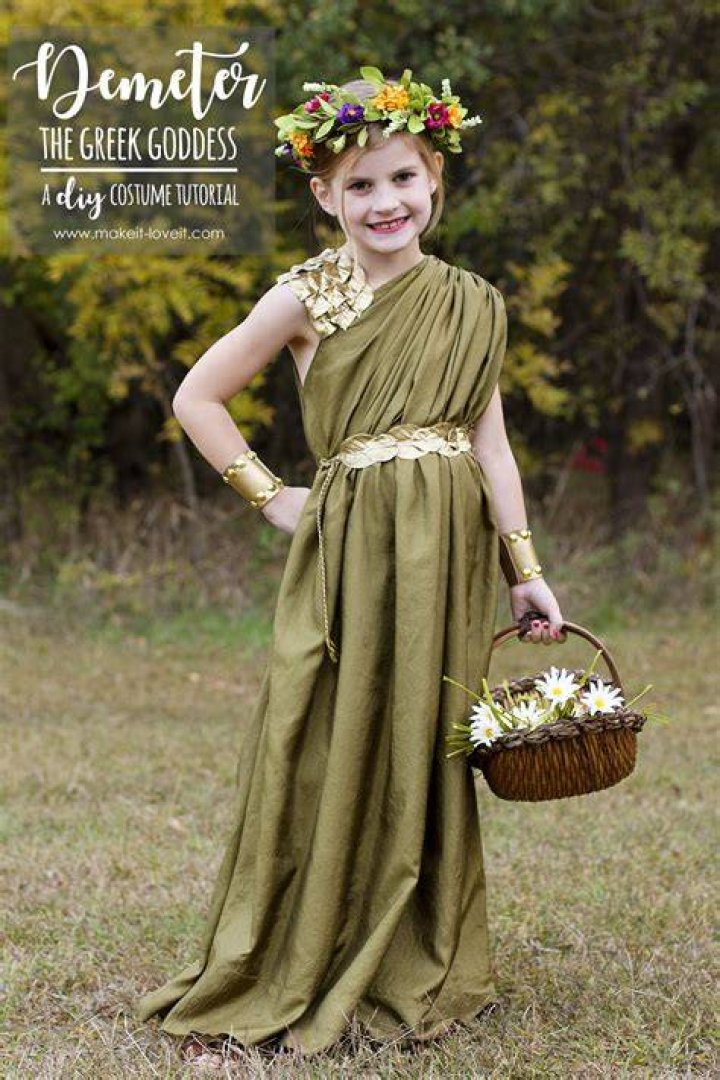 DIY Greek Goddess Costume DEMETER Make It & Love It Greek goddess