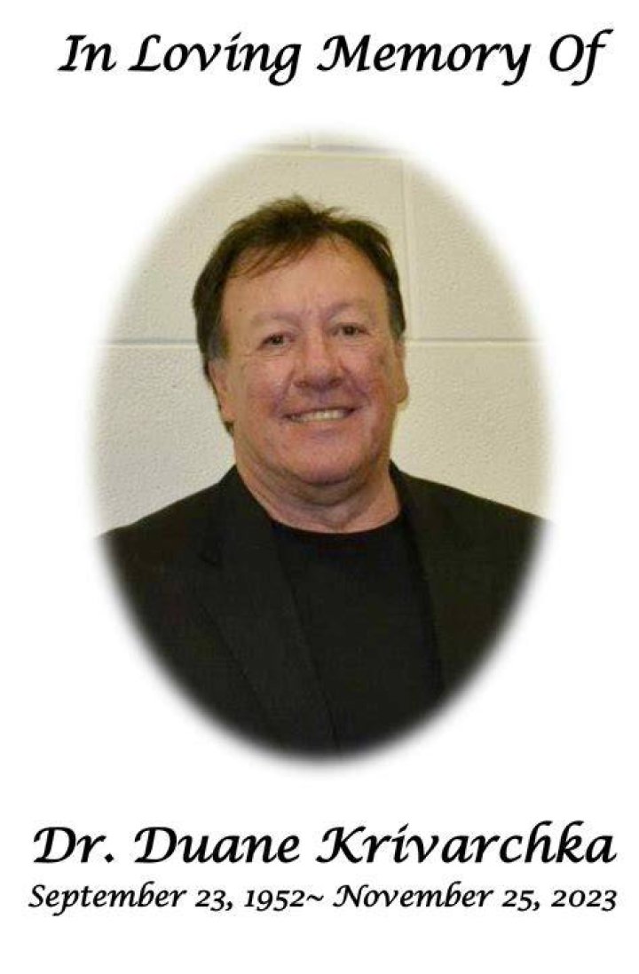 Duane Krivarchka Died Know His Cause of Death?Dr. Duane Victor