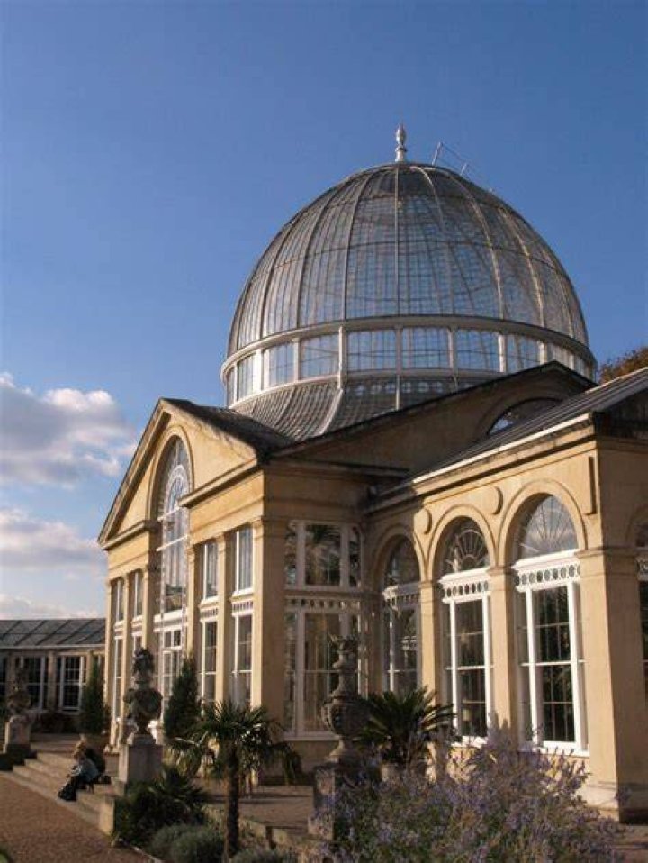 Exterior view of the conservatory at Cane Island. Cane island