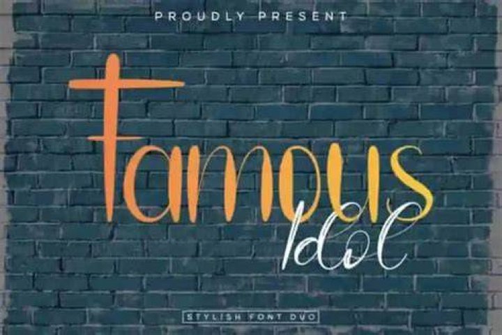 Famous Idol Font by Edric Studio