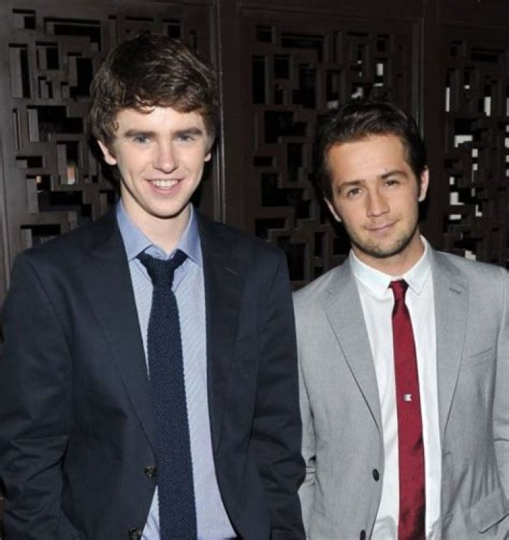 Freddie Highmore And His Twin