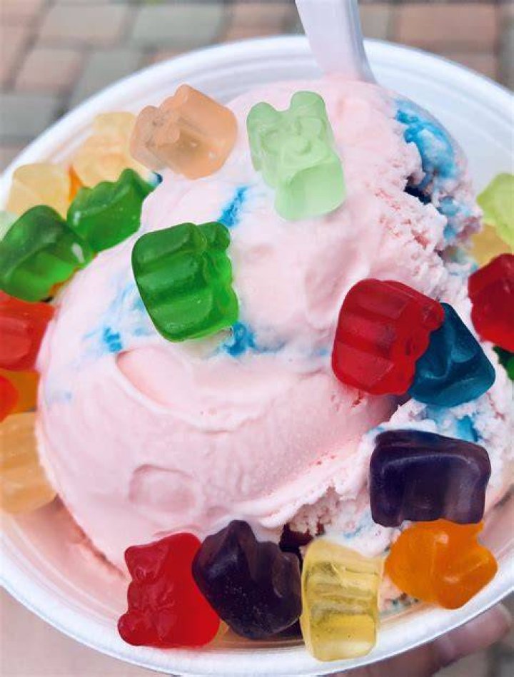 Frog gummy Summer ice cream, Ice cream pops, Hawaiian shaved ice