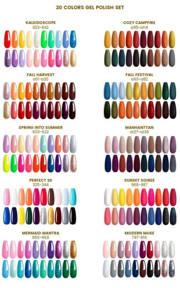 Gel Polish Colour Full Line Semi Permanent Color Gel Nail System