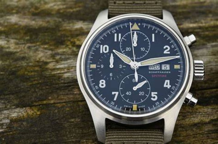 IWC Pilots Spitfire Chronograph Steel Anthracite Dial Men's Watch