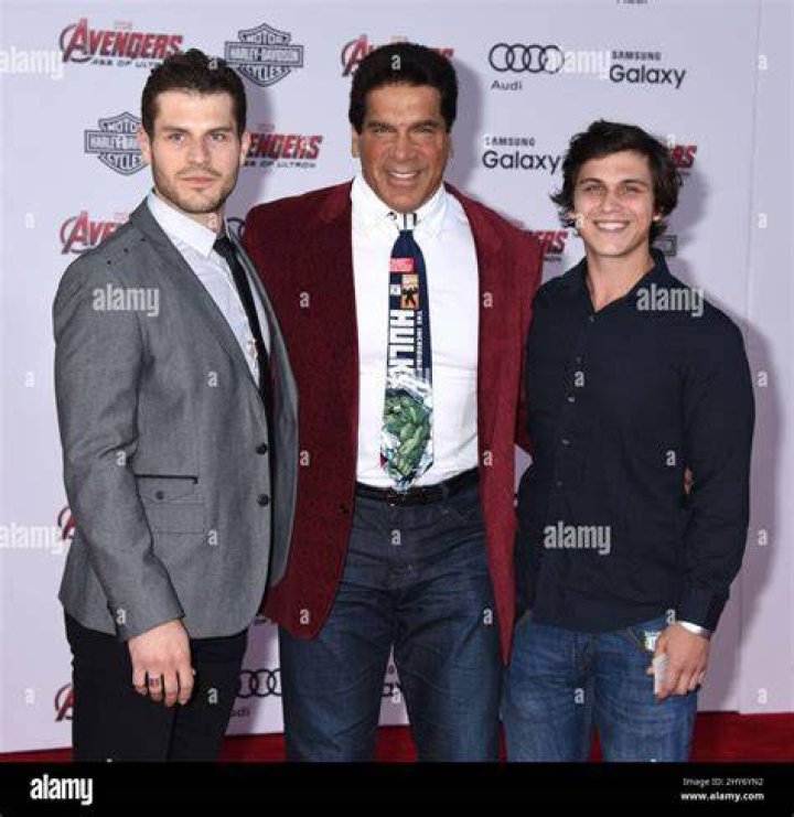 Lou ferrigno and brent ferrigno fotograf&iacute;as e im&aacute;genes de alta