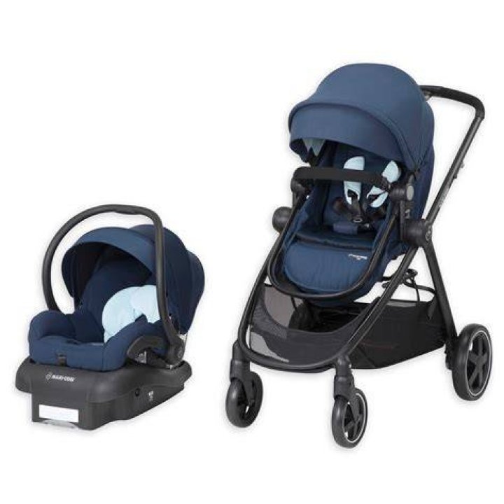 MaxiCosi Zelia 5in1 Modular Travel System, Night Black