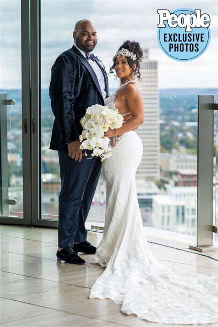 Michael Oher Wedding Photos with Tiffany Roy