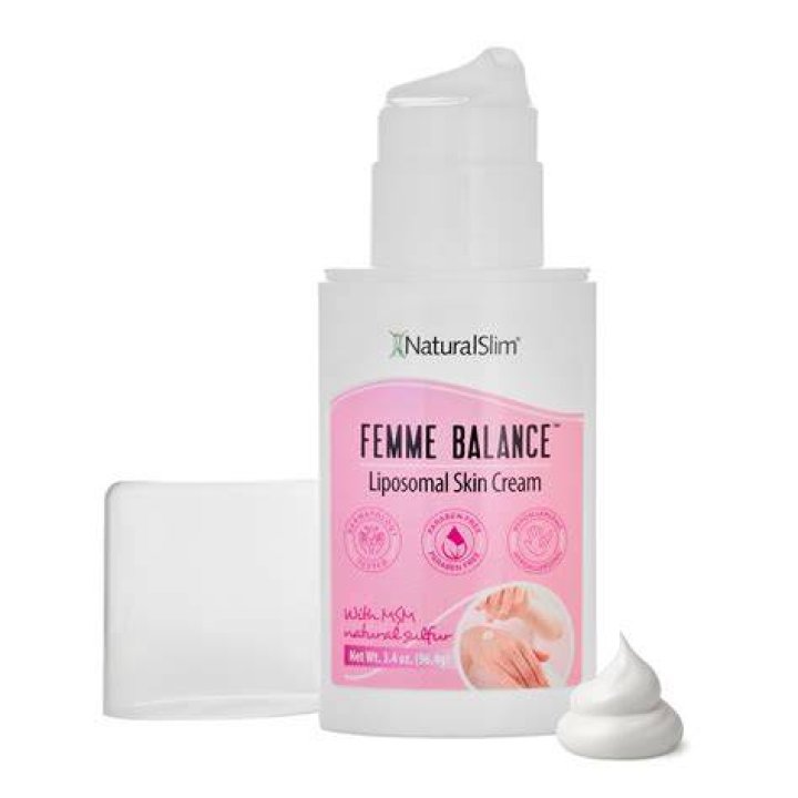 Natural Slim, Femme Balance Liposomal Skin Cream 3.4 oz One Stoppe