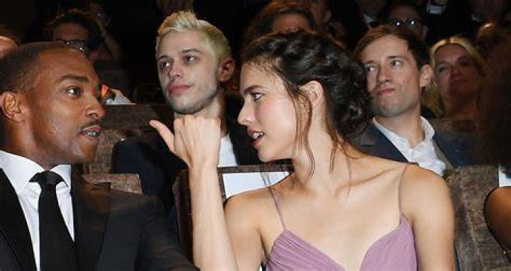 Pete Davidson Supports Rumored Girlfriend Margaret Qualley at Venice