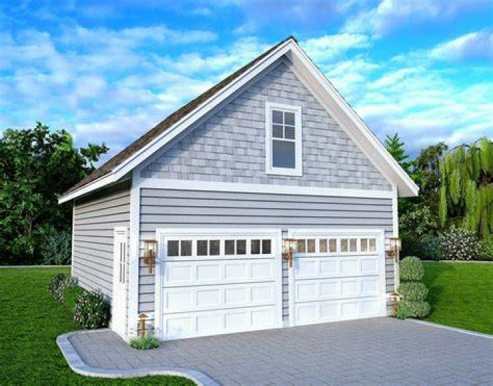 Plan 68705VR Detached Garage Plan with Rooftop Deck Garage plans