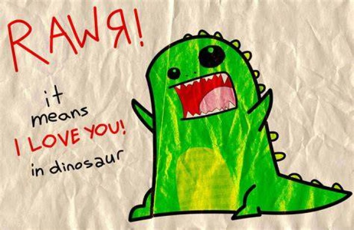 Rawr Means I Love You Art Print FashionAveMom