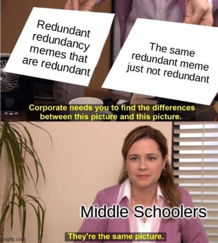Redundancy is redundant memes