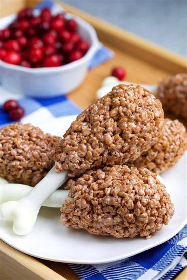 Rice Krispie Turkey Legs
