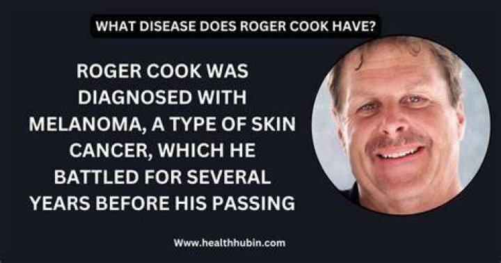 Roger Cook Illness What disease does Roger Cook have?