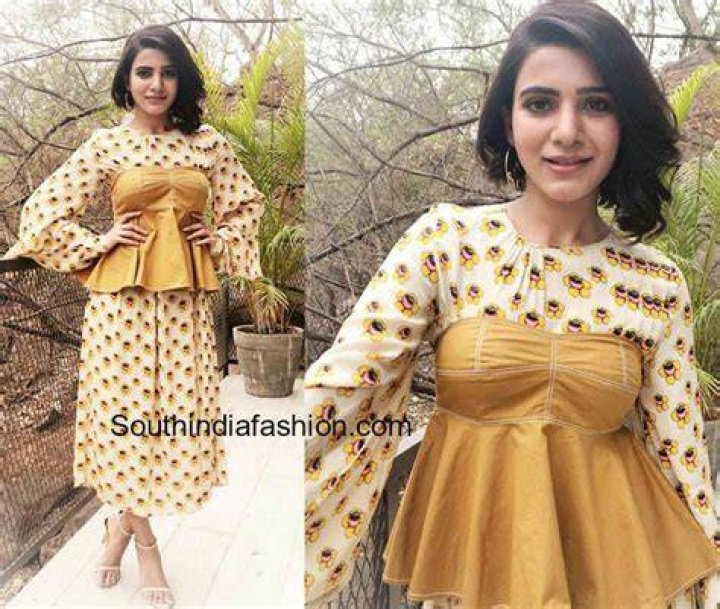 Samantha Akkineni in Dhruv Kapoor Fashionworldhub