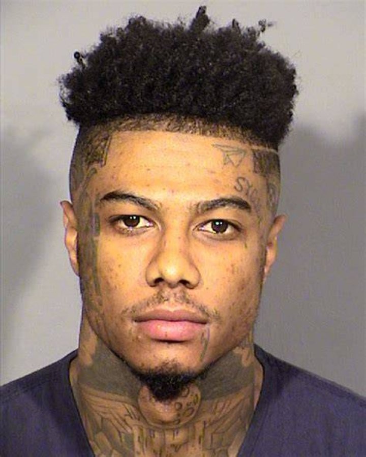 Shock moment rapper Blueface is arrested & thrown to the ground by cops