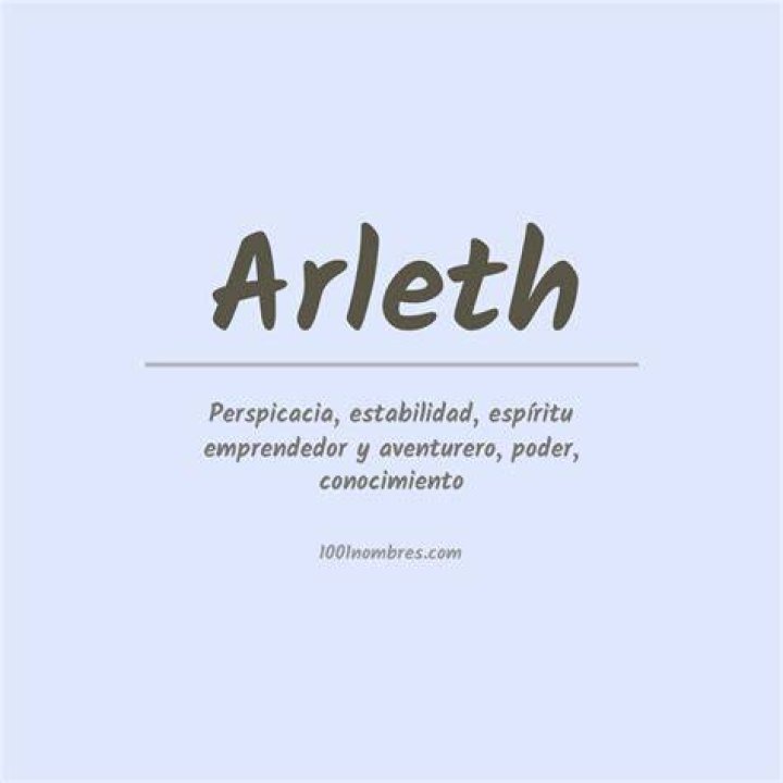 Significado del nombre Arleth