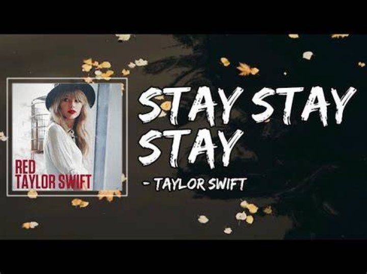 Taylor Swift Stay Stay Stay Espa&ntilde;ol Ingl&eacute;s Video Official Lyrics