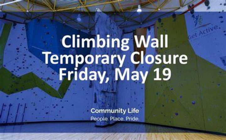 Temporary Closure North Country Climbing Center the only full
