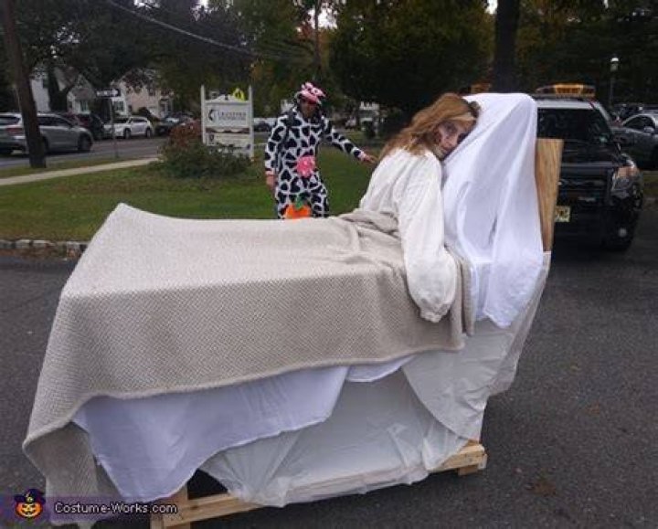 The Exorcist Bed Costume We need to make a baby crib costume like