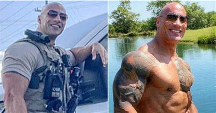 The Rock WWE Alabama police officer looks exactly like Dwayne Johnson