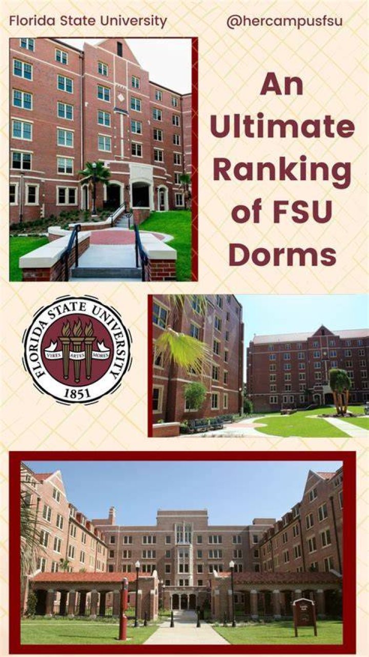 The Ultimate Ranking Of FSU Dorms Society19 in 2020 Fsu dorm