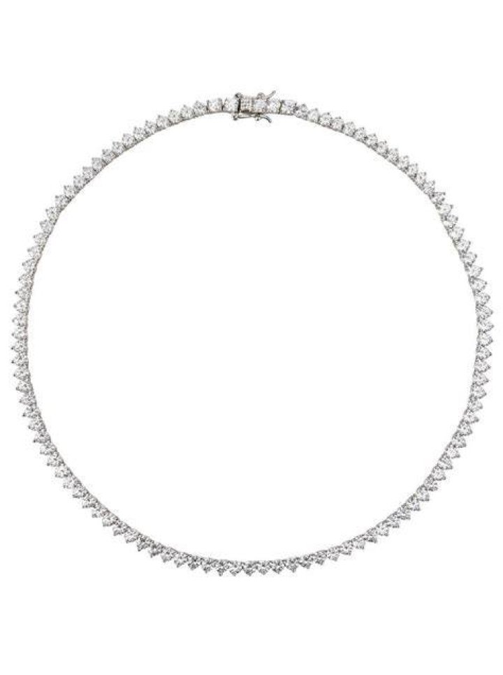 These Affordable Dorsey Tennis Necklaces Finally Restocked Who What Wear