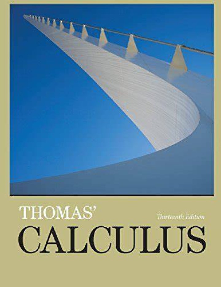 Thomas Calculus 13th Edition PDF Free Download Knowdemia