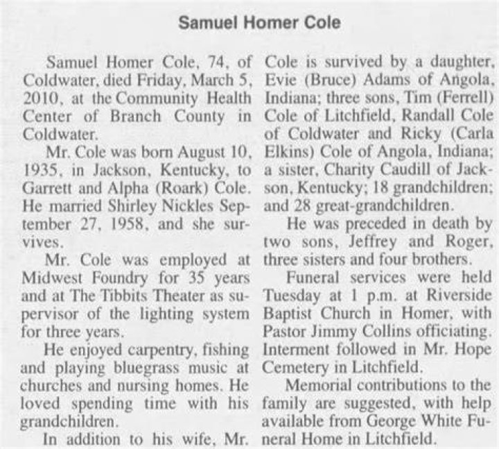 UPDATED Obituary Homer "Jay" Everett Walton Jr. WBIW